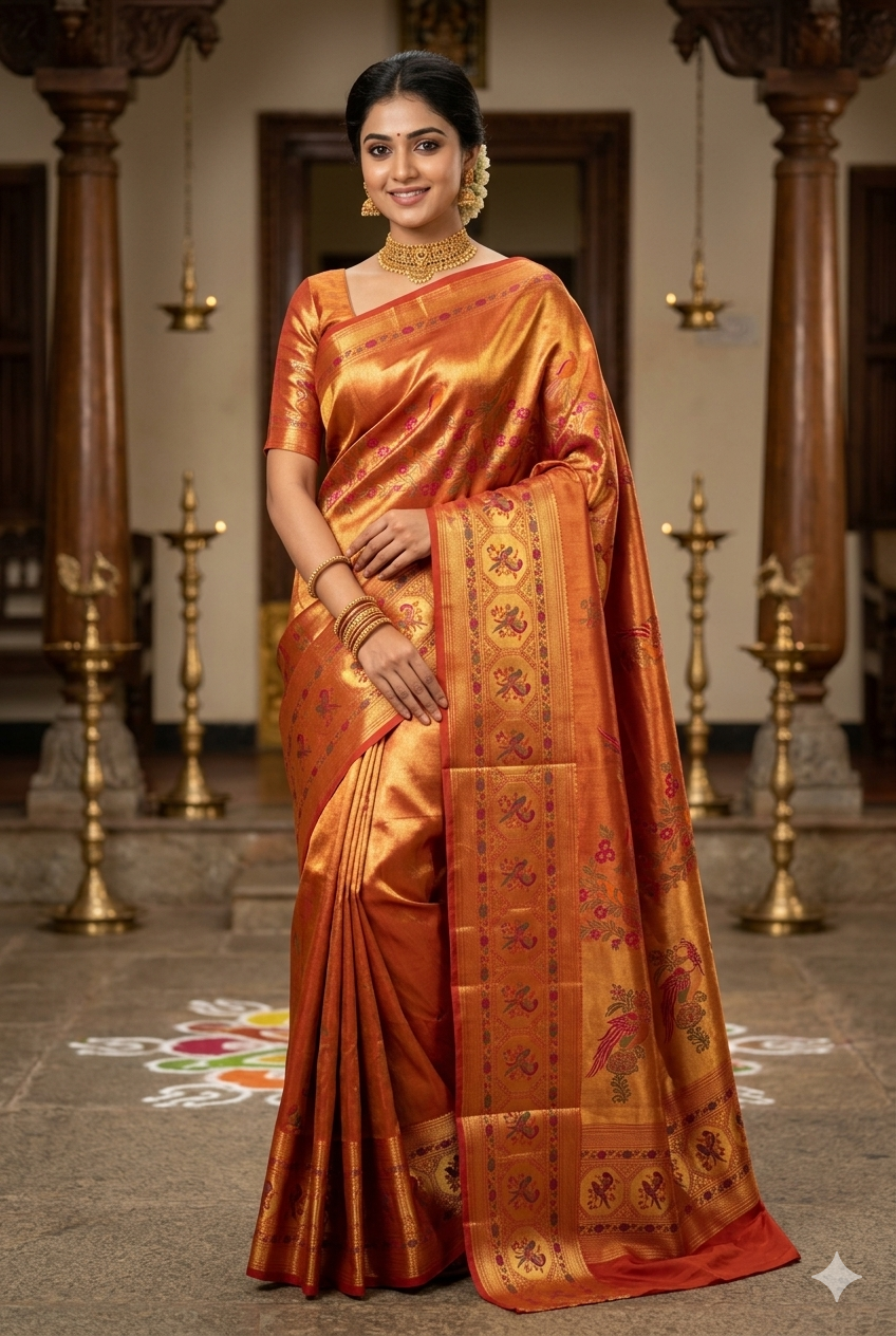 Pure Kanchipuram Silk Saree