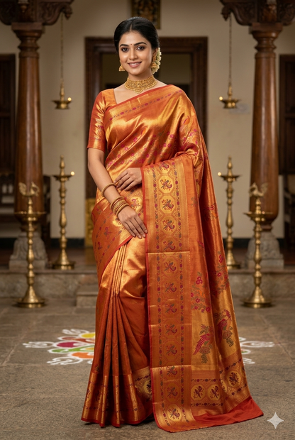 Pure Kanchipuram Silk Saree