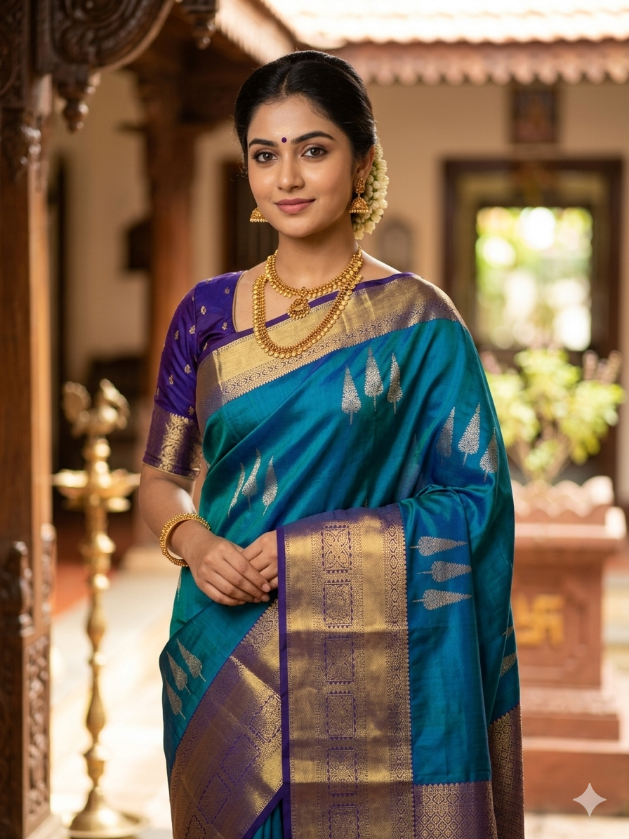 Pure Kanchipuram Silk Saree