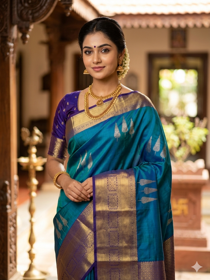 Pure Kanchipuram Silk Saree