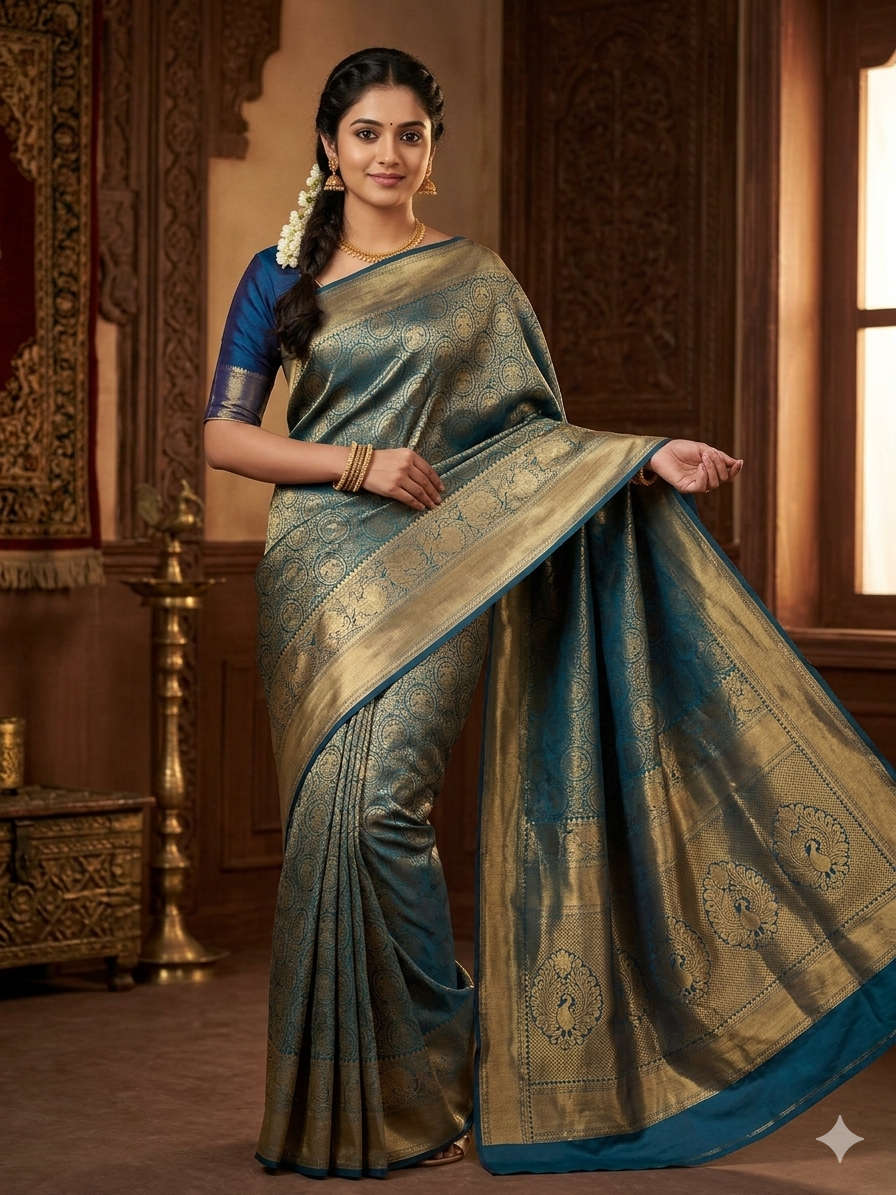 Pure Kanchipuram Silk Saree