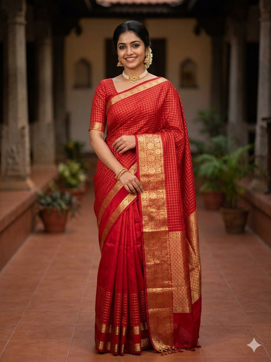 Pure Mysore Silk Saree.