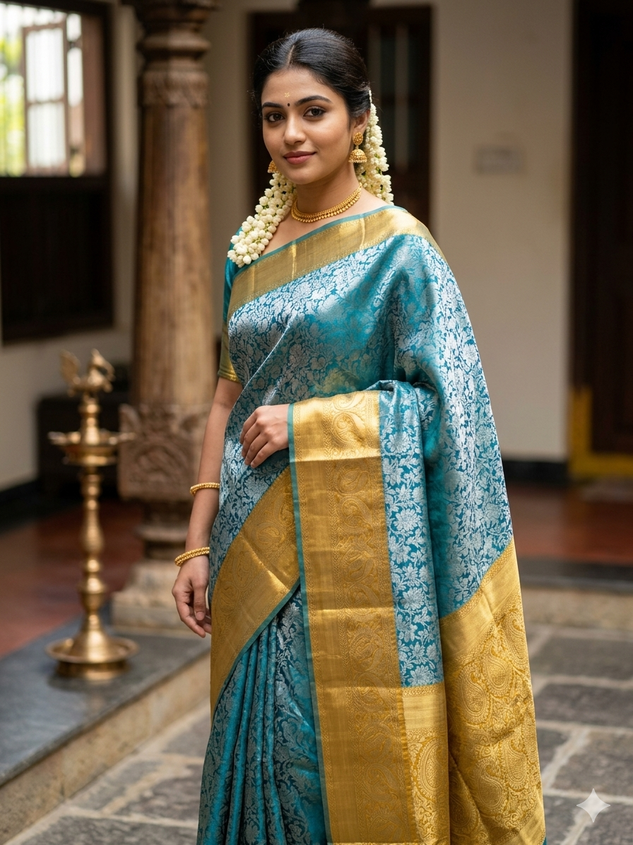 Pure Kanchipuram Silk Saree