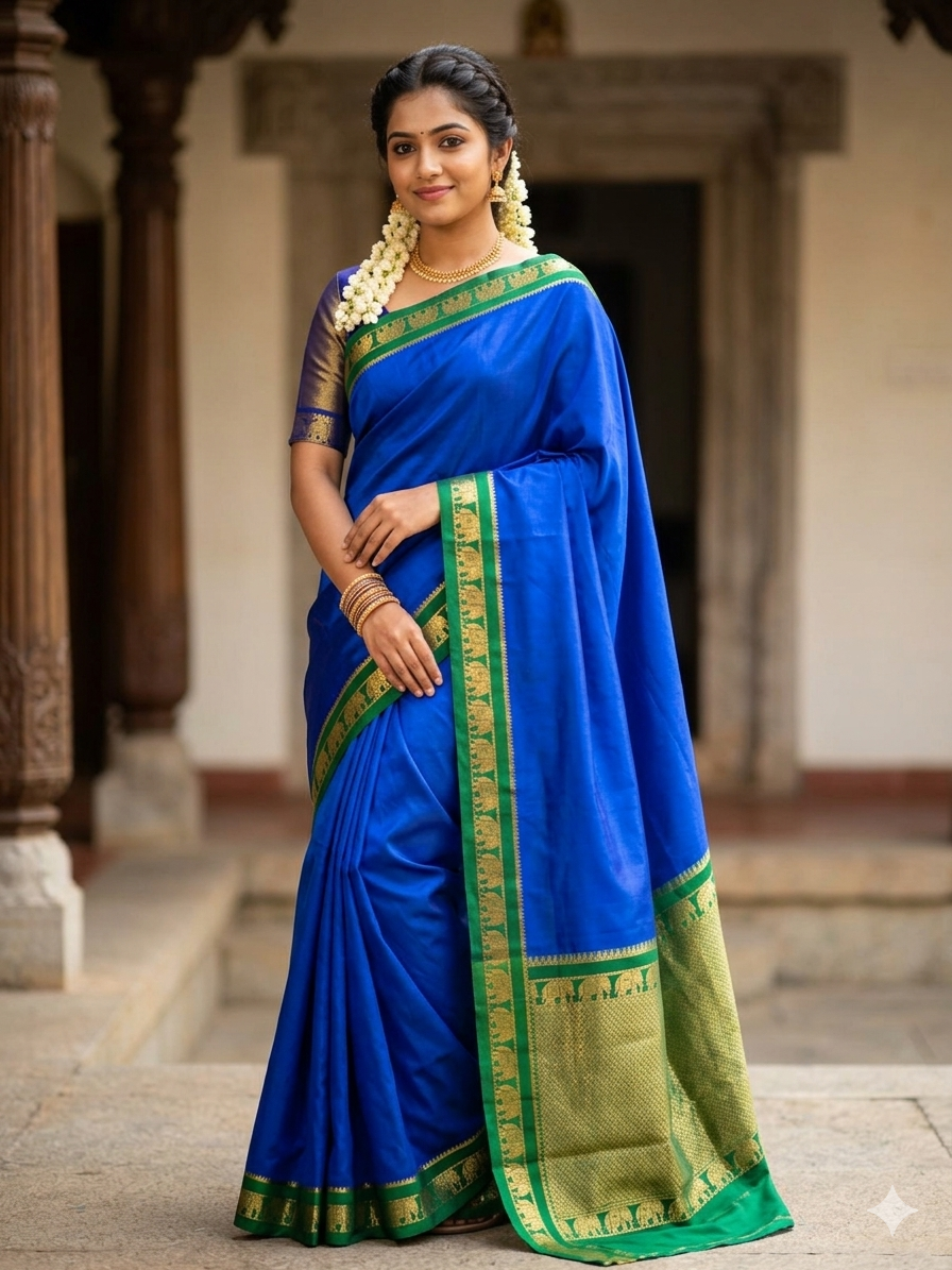 Pure Mysore Silk Saree.