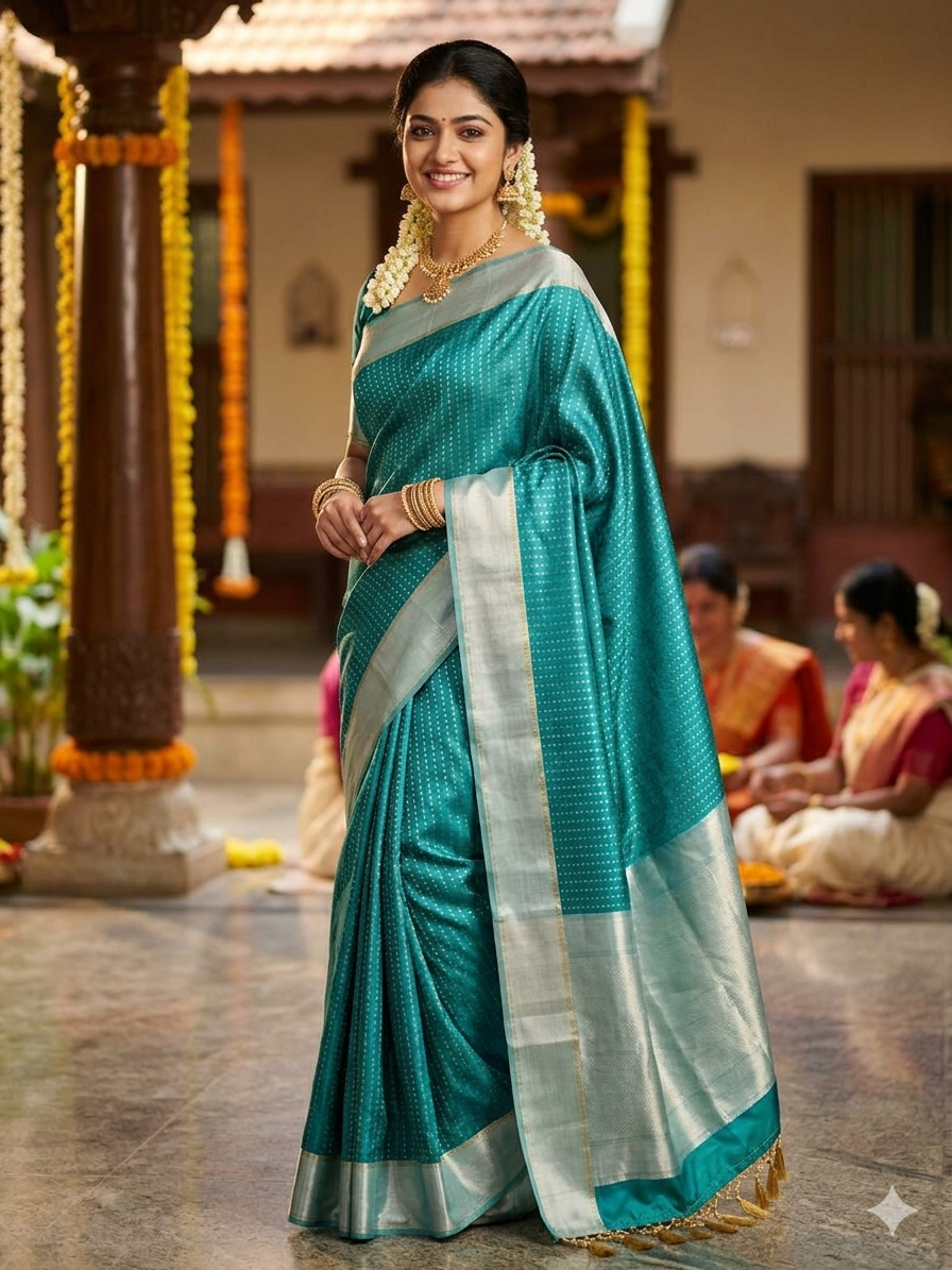 Pure Kanchipuram Silk Saree