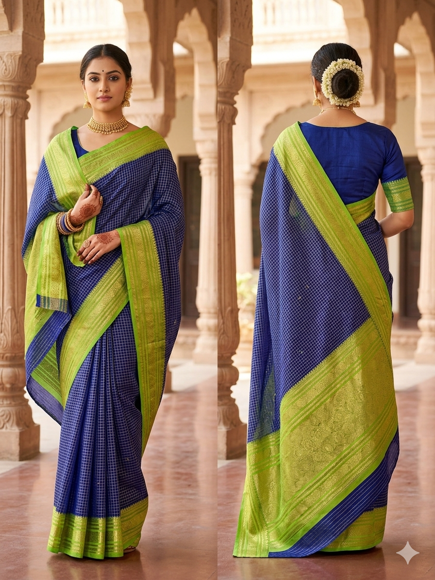 Pure Mysore Silk Saree.