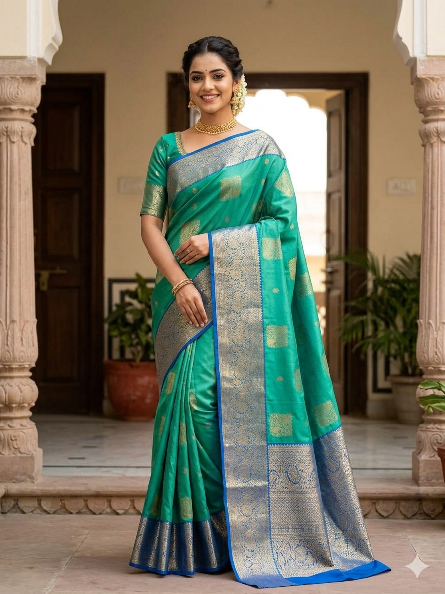 Kanchi Mix Silk Saree