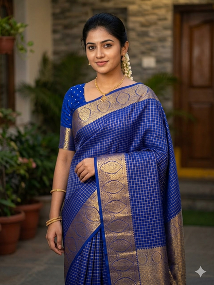Pure Mysore Silk Saree.