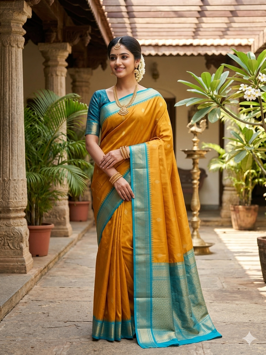 Pure Kanchipuram Silk Saree