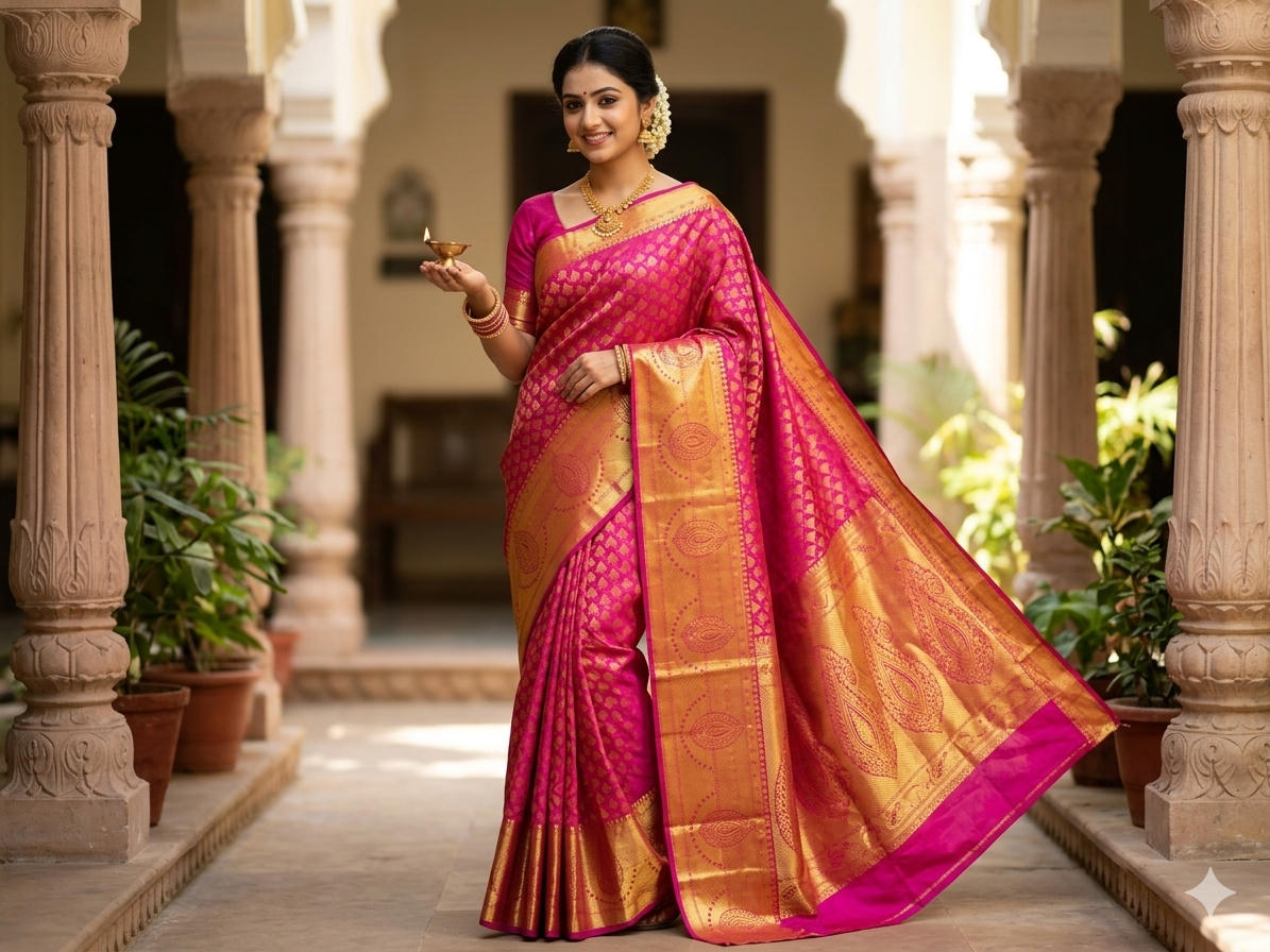 Pure Kanchipuram Silk Saree