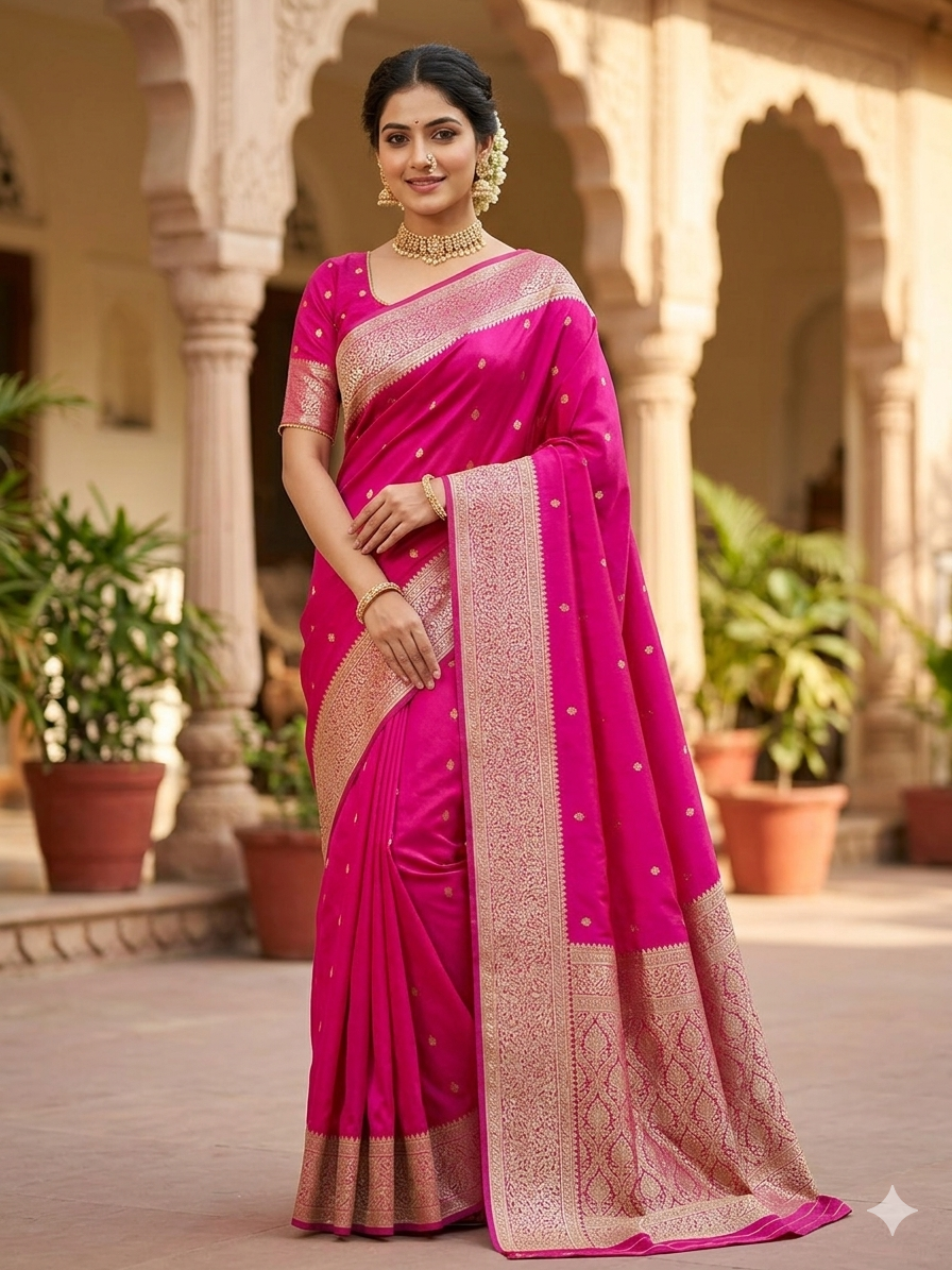 Pure Mysore Silk Saree.