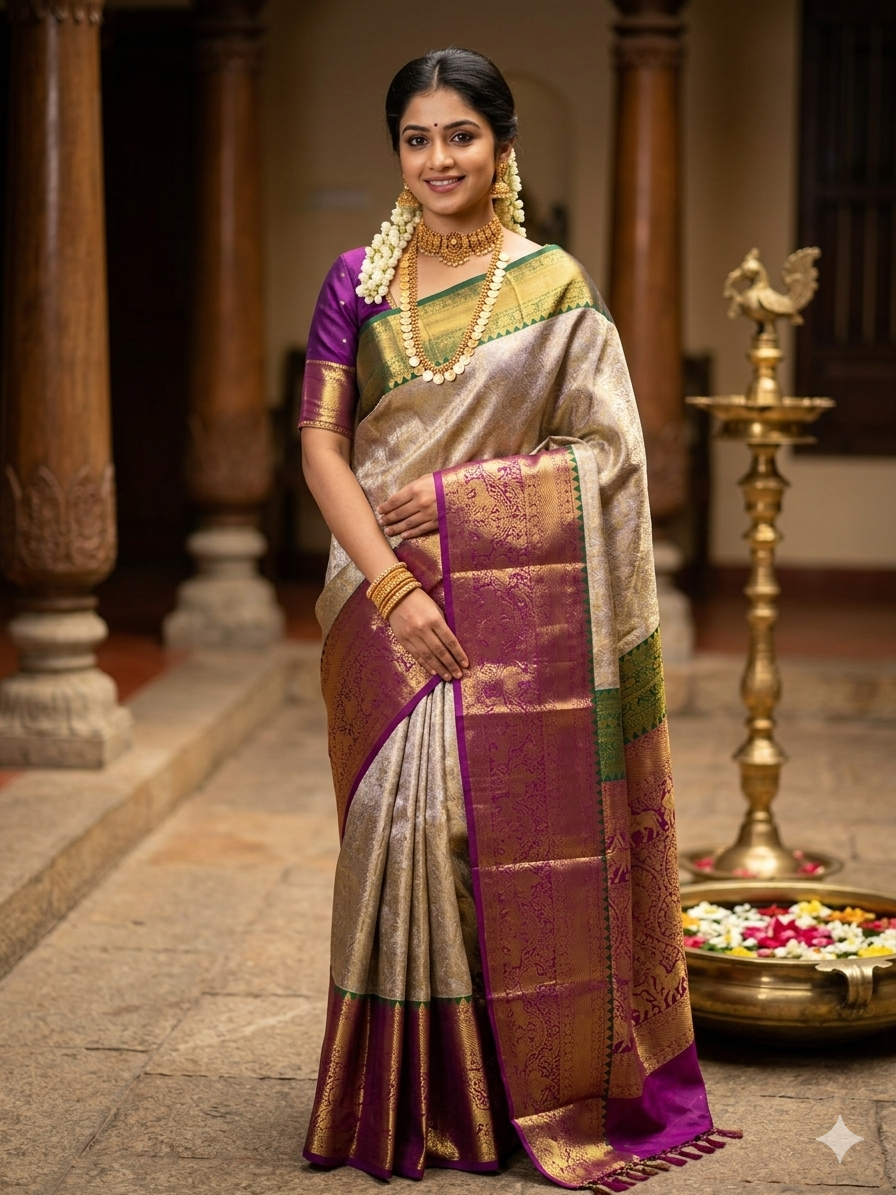 Pure Kanchipuram Silk Saree