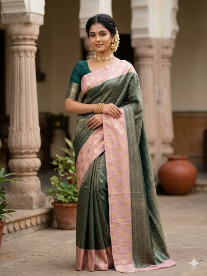 Pure Mysore Silk Saree.