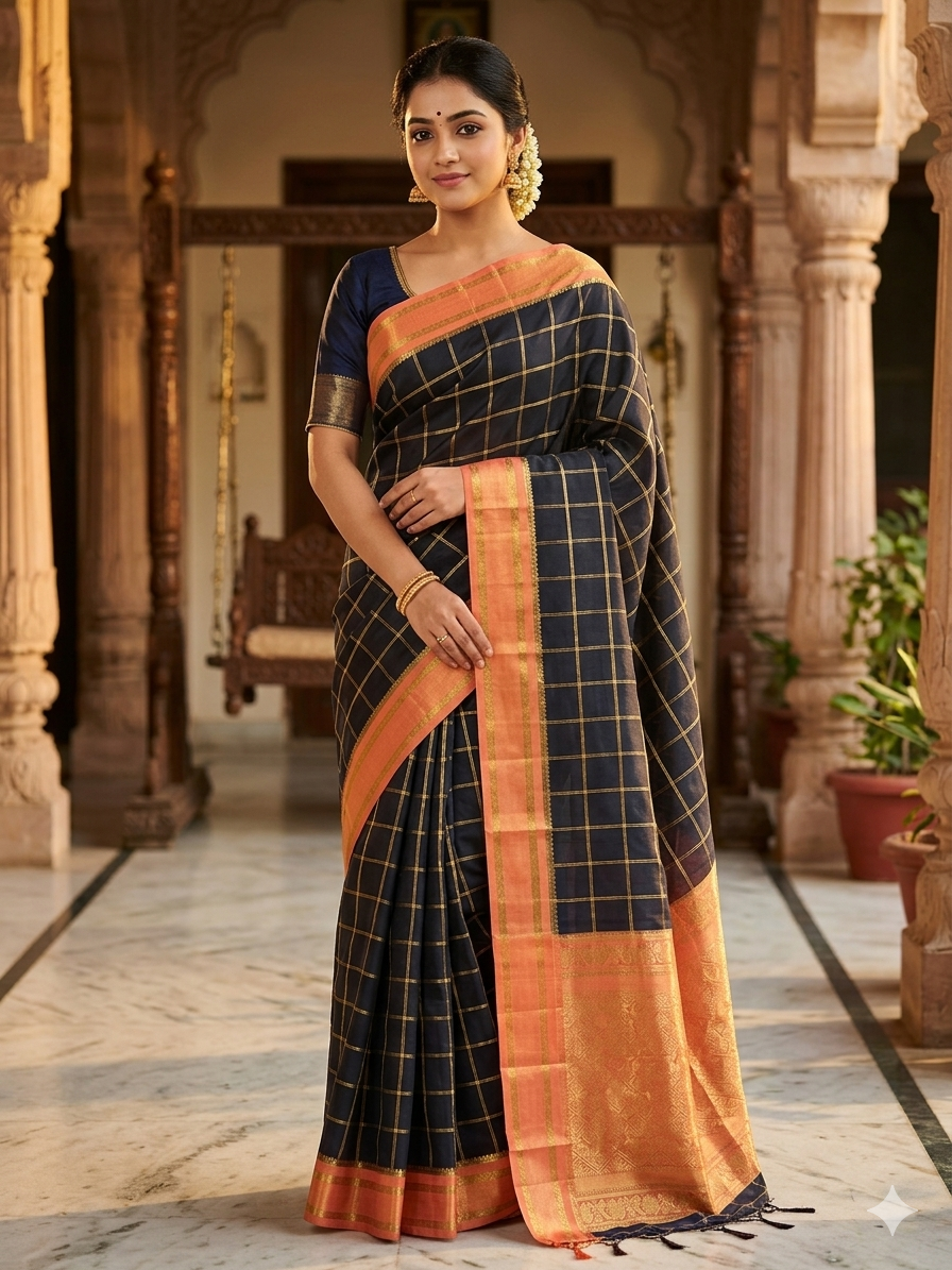 Pure Mysore Silk Saree.