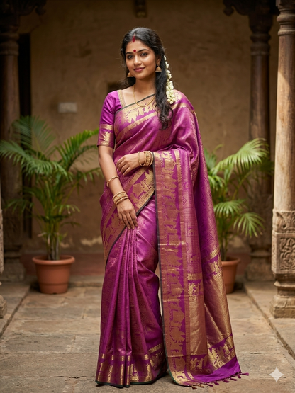 Pure Kanchipuram Silk Saree