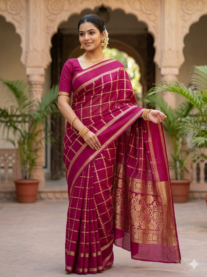 Pure Mysore Silk Saree.