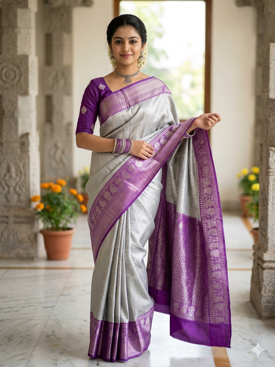 Pure Kanchipuram Silk Saree