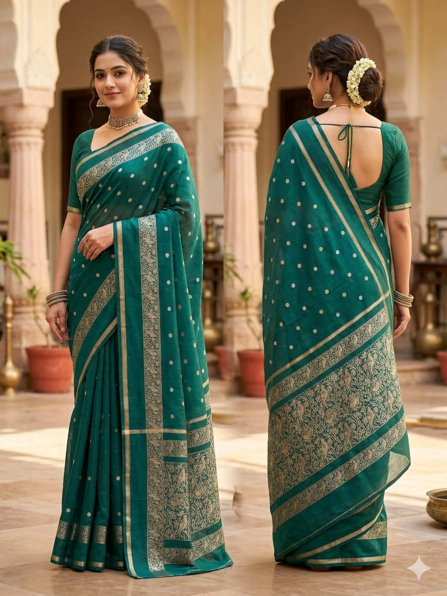 Artificial / Mix Crape Sarees