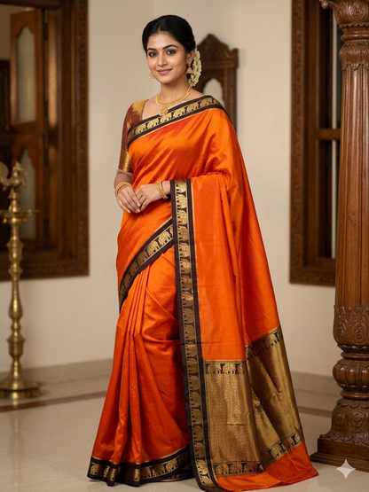 Pure Mysore Silk Saree.