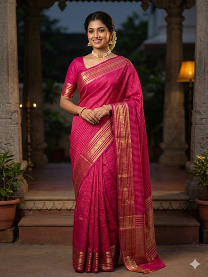 Pure Mysore Silk Saree.