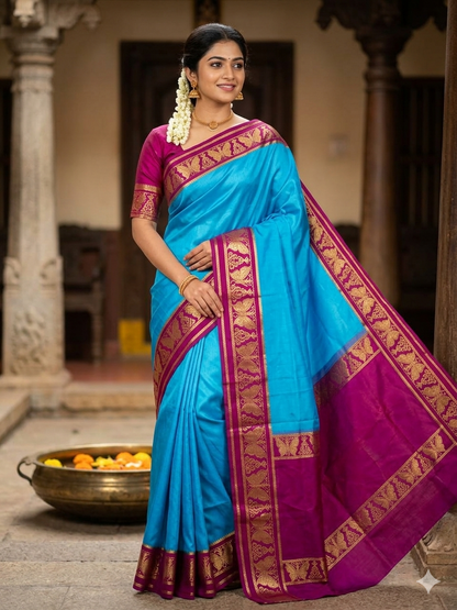 Pure Mysore Silk Saree.