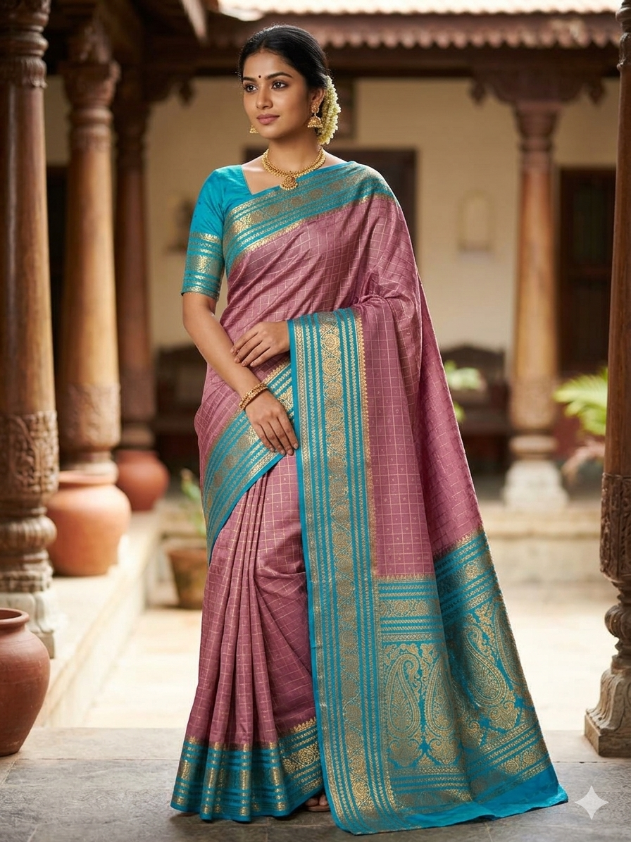 Pure Mysore Silk Saree.