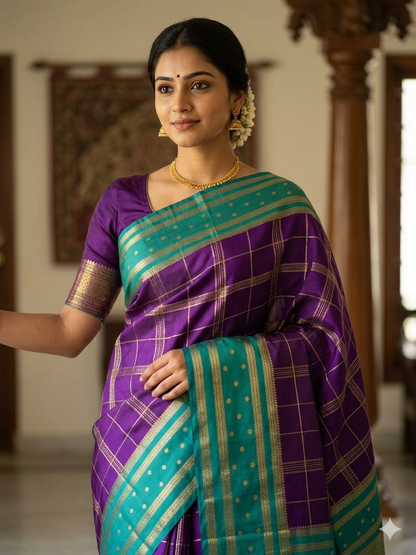 Pure Mysore Silk Saree.