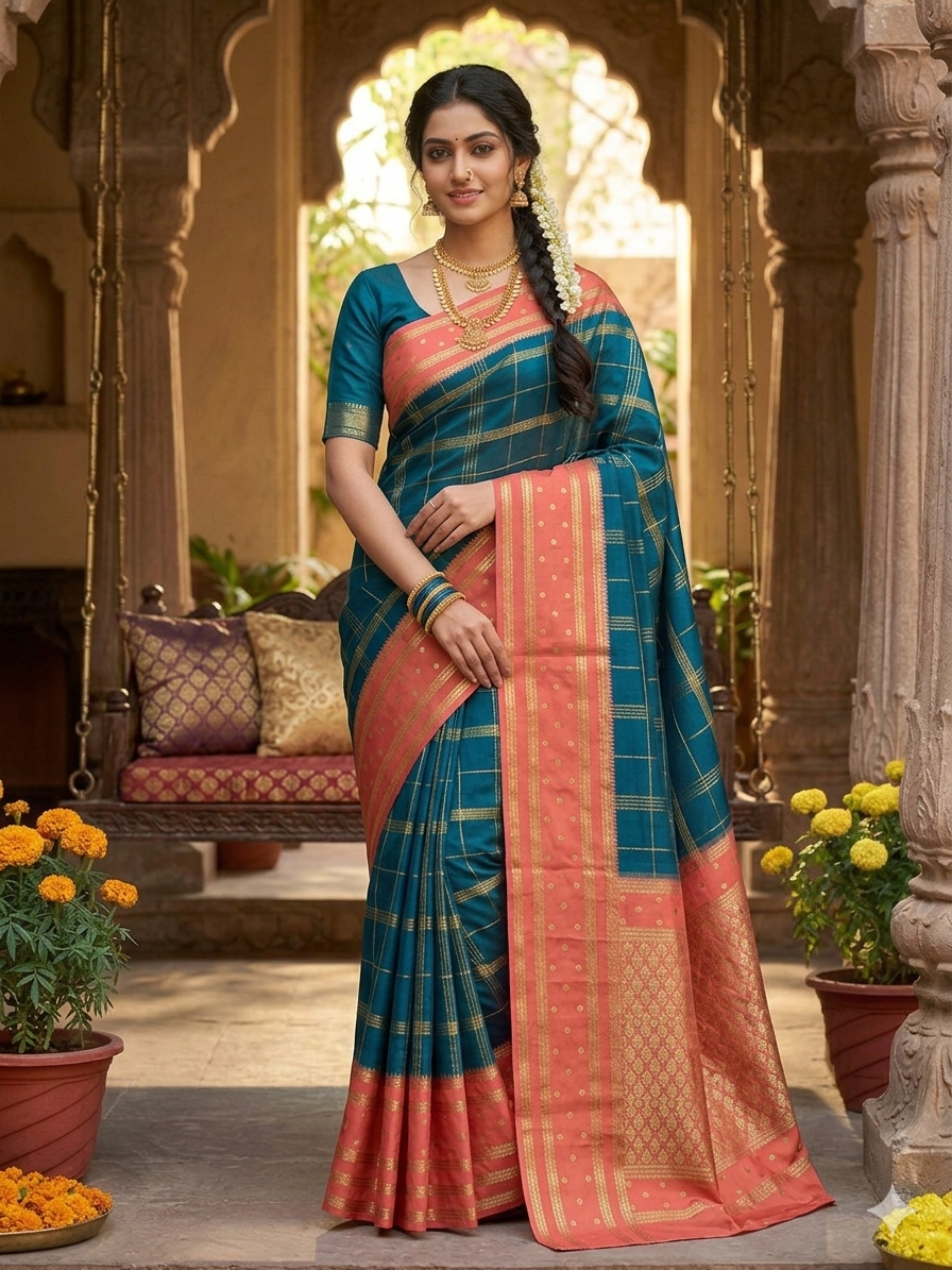 Pure Mysore Silk Saree.
