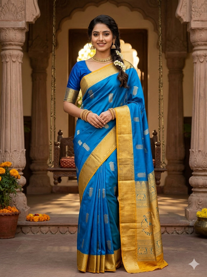 Pure Mysore Silk Saree.
