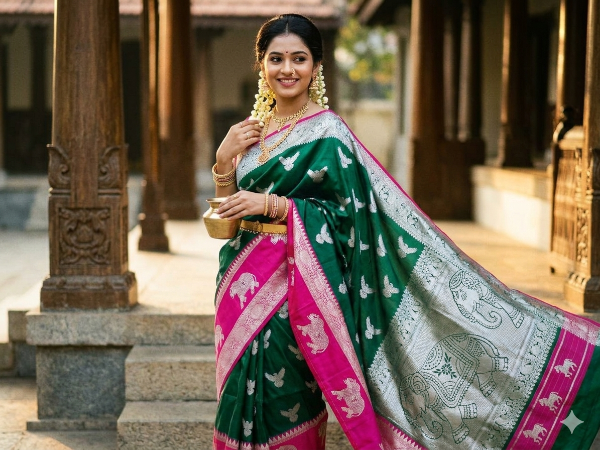 Pure Kanchipuram Silk Saree