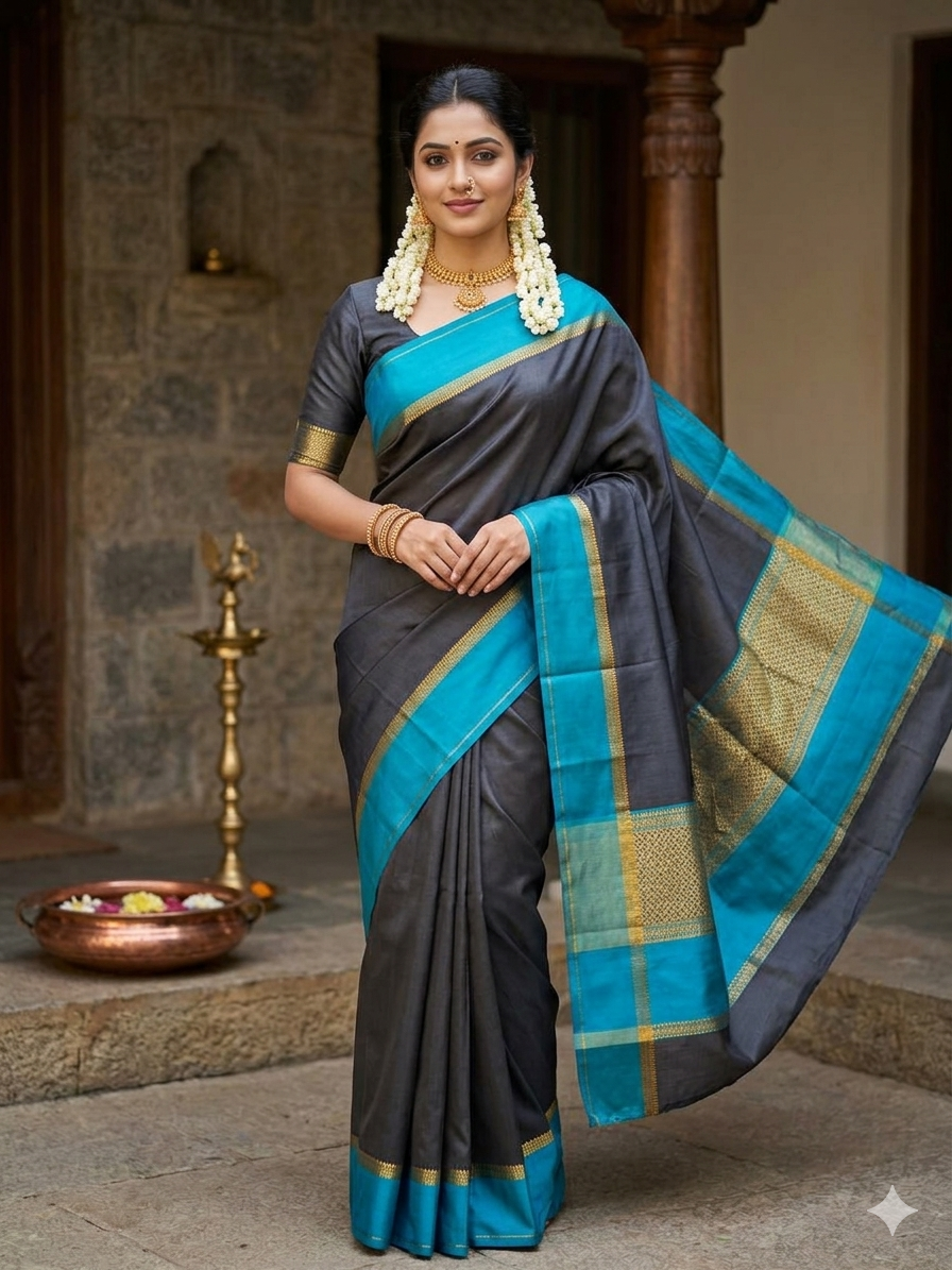 Pure Mysore Silk Saree.