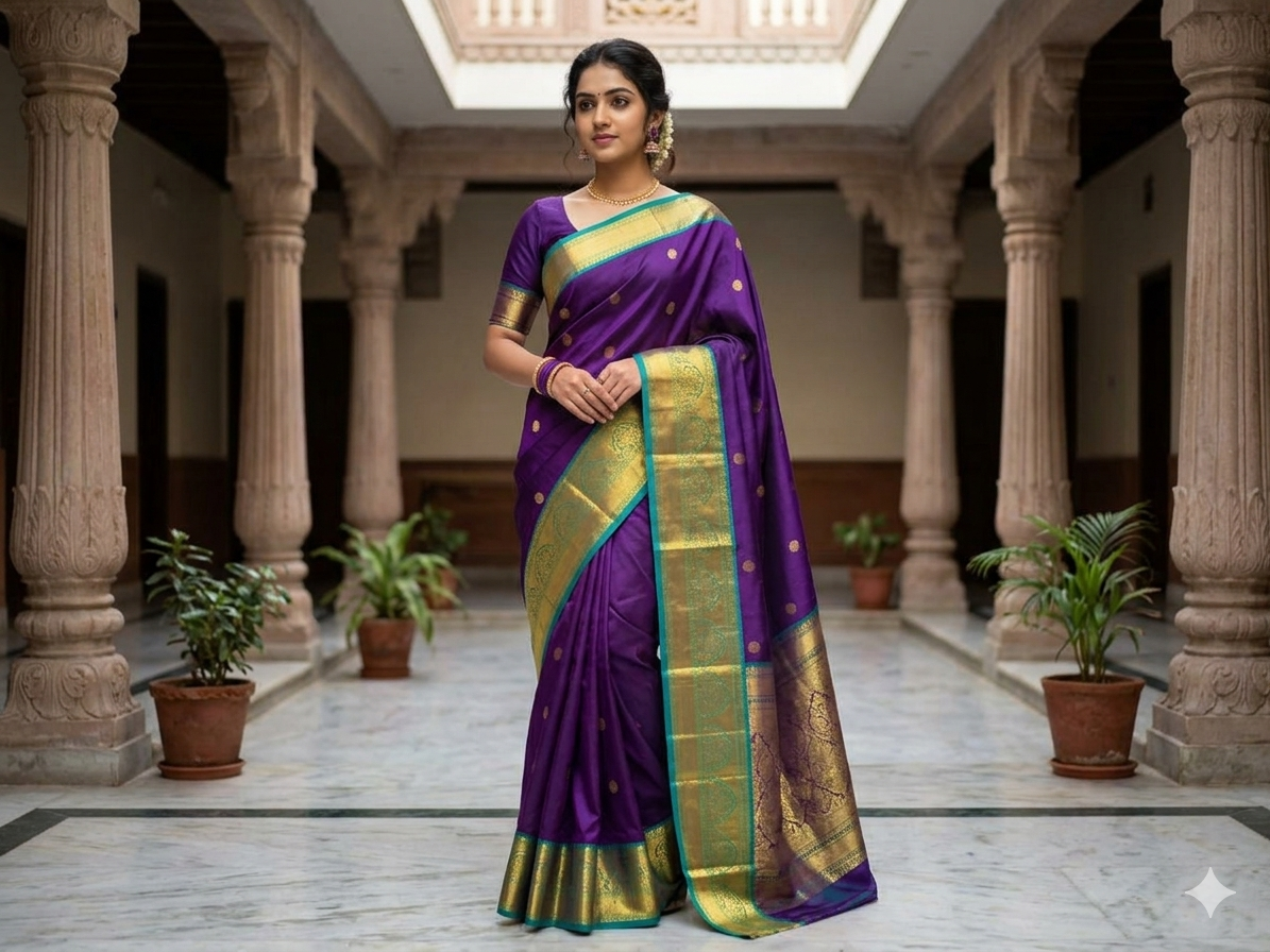 Pure Kanchipuram Silk Saree