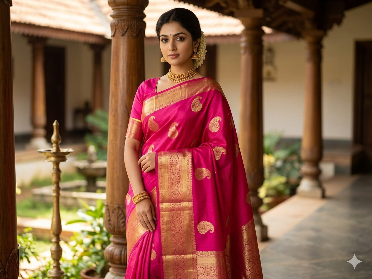 Pure Kanchipuram Silk Saree