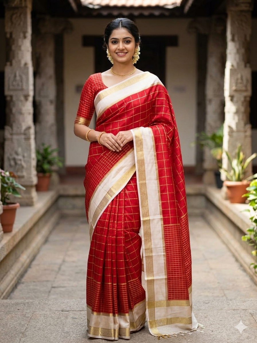 Pure Mysore Silk Saree.