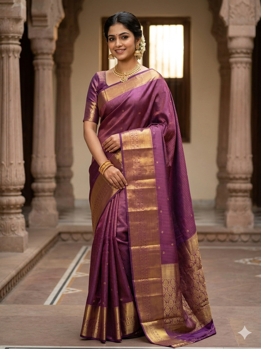 Pure Kanchipuram Silk Saree