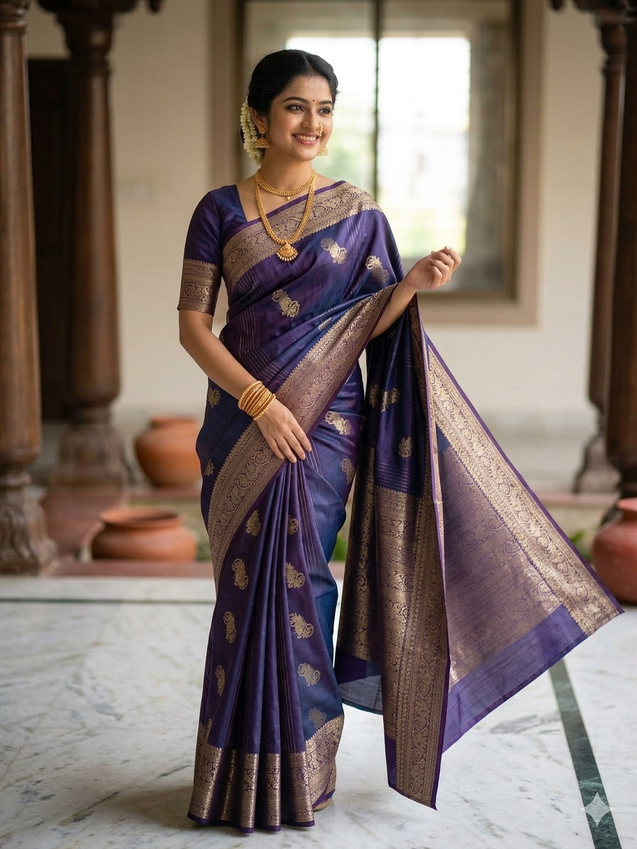 Pure Kanchipuram Silk Saree