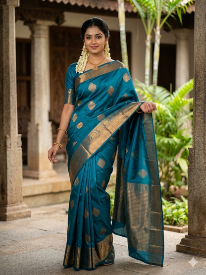 Pure Kanchipuram Silk Saree
