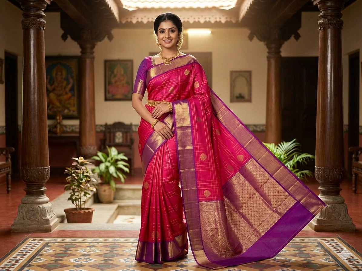 Pure Kanchipuram Silk Saree