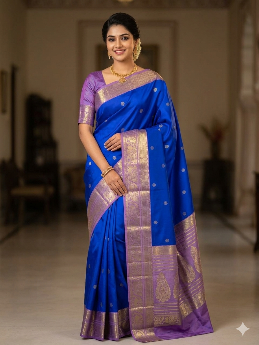 Pure Kanchipuram Silk Saree