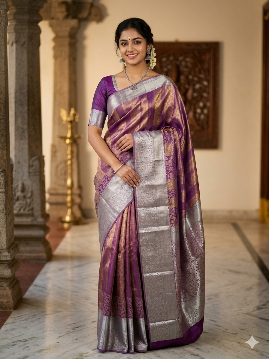 Pure Kanchipuram Silk Saree