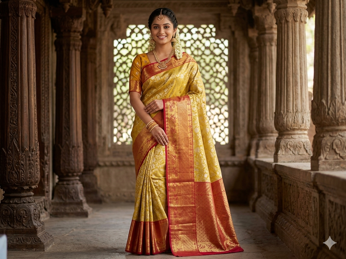 Pure Kanchipuram Silk Saree