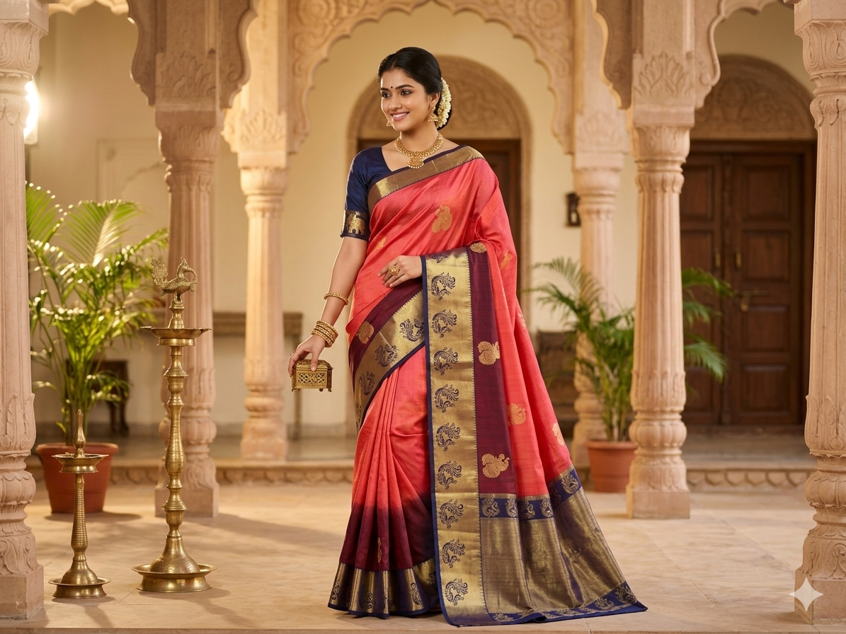 Pure Kanchipuram Silk Saree