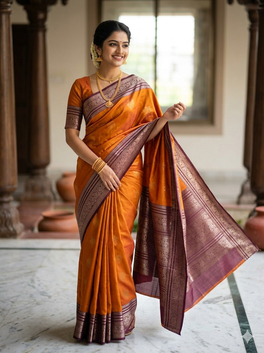 Pure Kanchipuram Silk Saree