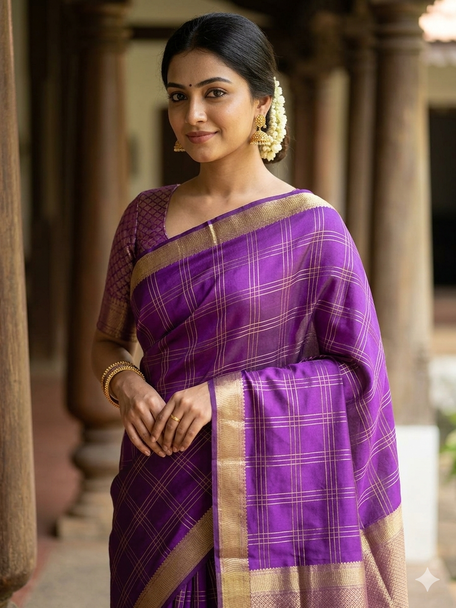Pure Mysore Silk Saree ( 60 Grams )