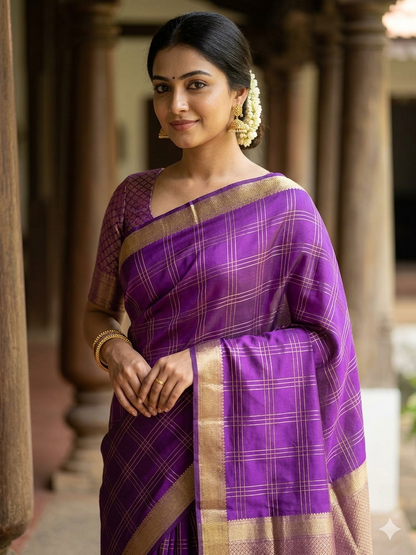 Pure Mysore Silk Saree ( 60 Grams )