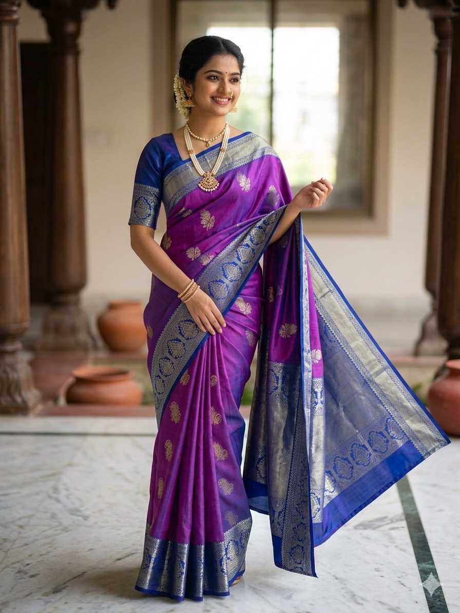Pure Kanchipuram Silk Saree