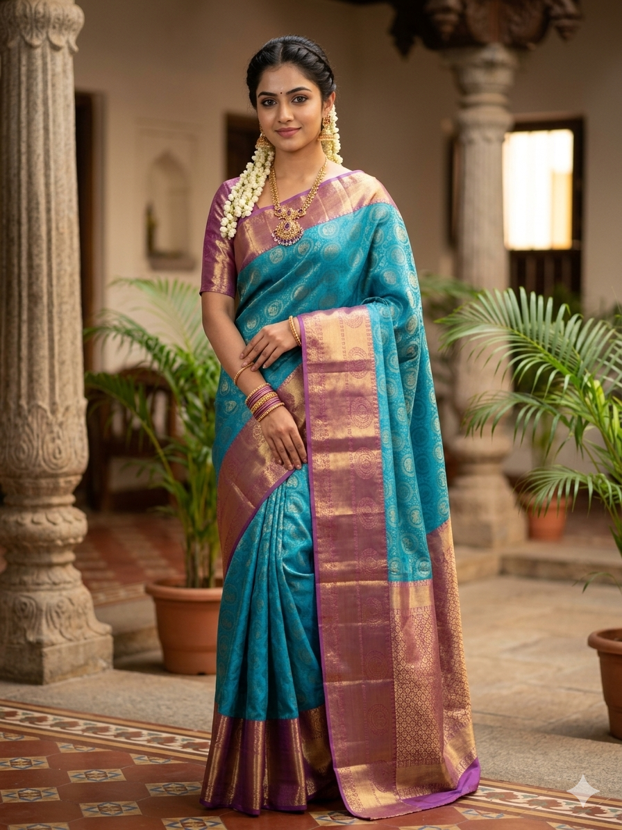Pure Kanchipuram Silk Saree