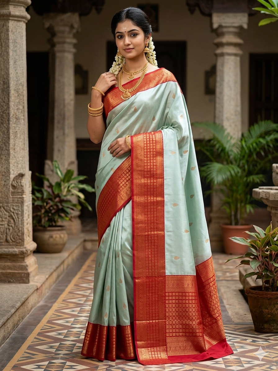 Pure Kanchipuram Silk Saree