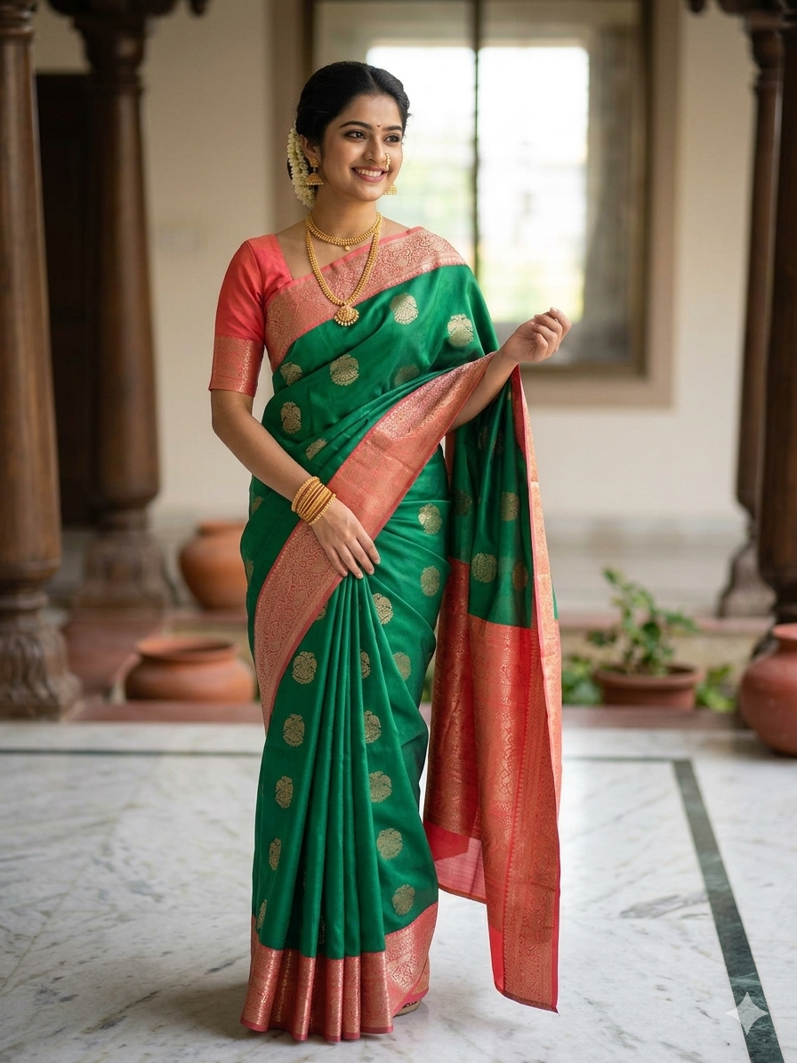 Pure Kanchipuram Silk Saree