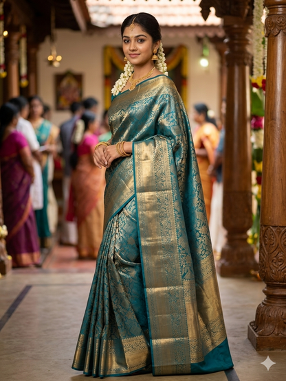 Pure Kanchipuram Silk Saree